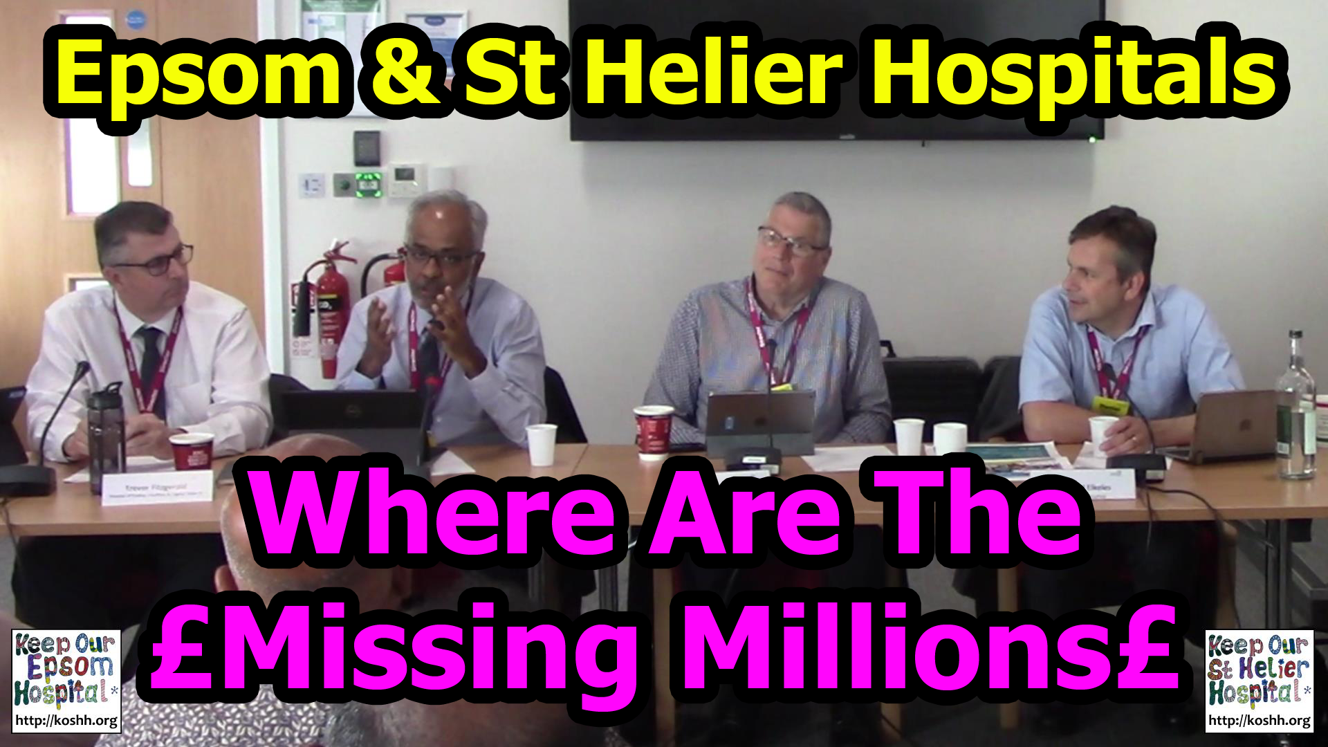 The Disappearing £Millions of Epsom Hospital Keep Our St Helier Hospital